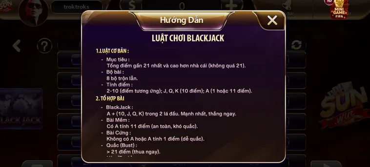 Trải Nghiệm Đẳng Cấp Với Black Jack Tại SunWin Cùng Cơ Hội Thắng Lớn Mỗi Ngày