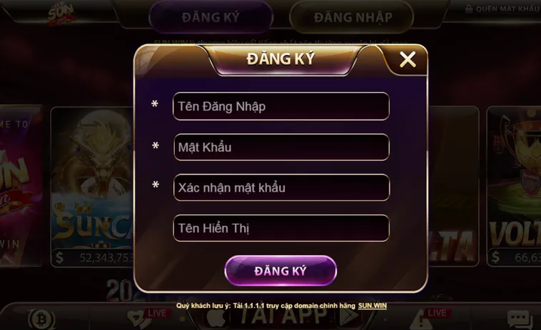 Hướng Dẫn Đăng Ký SunWin Thành Công Nhanh Chóng Để Trải Nghiệm Thế Giới Game Đẳng Cấp