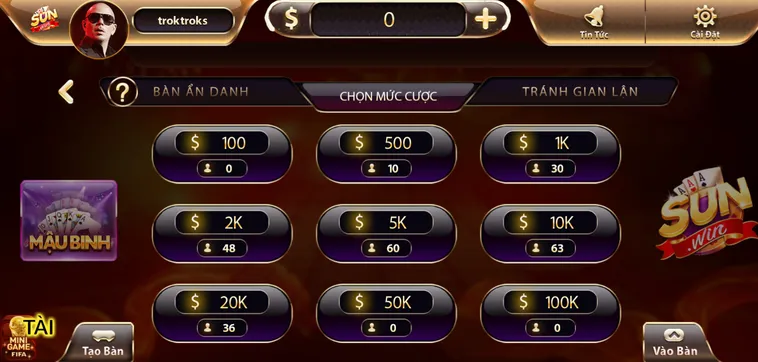 Chinh Phục Siêu Phẩm Mậu Binh Tại SunWin Với Cơ Hội Nhận Thưởng Siêu Khủng
