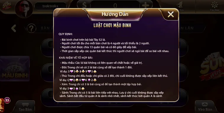 Chinh Phục Siêu Phẩm Mậu Binh Tại SunWin Với Cơ Hội Nhận Thưởng Siêu Khủng