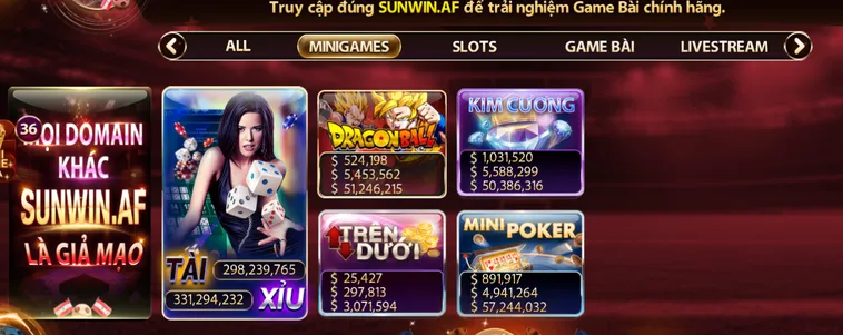 Tham Gia Cược Tại Sảnh Minigame SunWin Với Cơ Hội Săn Thưởng Cực Lớn Mỗi Ngày