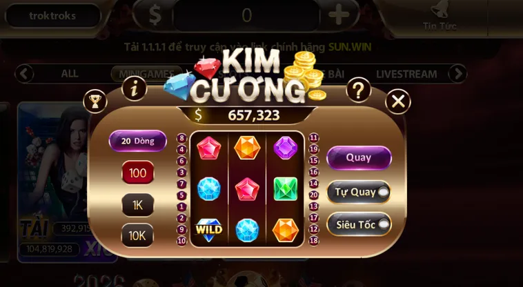 Trải Nghiệm Minigame Kim Cương Tại SunWin Với Những Phần Thưởng Siêu Hấp Dẫn Đỉnh Cao