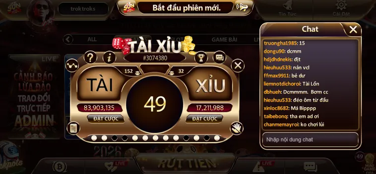 Chinh Phục Đỉnh Cao Minigame Tài Xỉu Tại SunWin Với Hệ Thống Đấu Trí