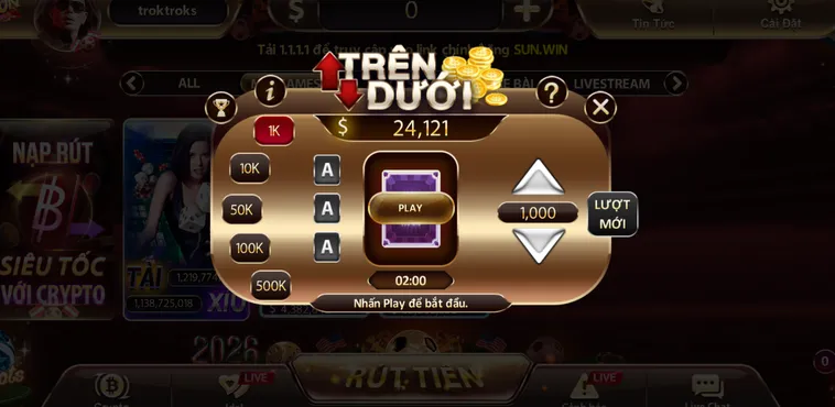 Trải Nghiệm Đỉnh Cao Minigame Trên Dưới Tại SunWin Cùng Cơ Hội Thắng Lớn Mỗi Ngày