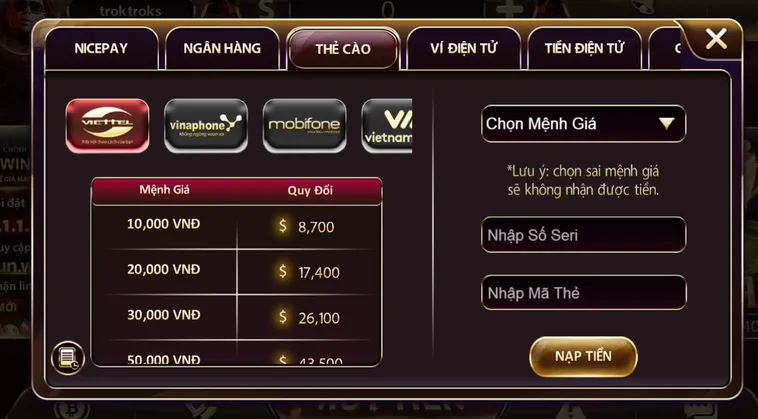 Cách Nạp Tiền SunWin Siêu Tốc Giúp Game Thủ Gia Tăng Vốn Cược Hiệu Quả