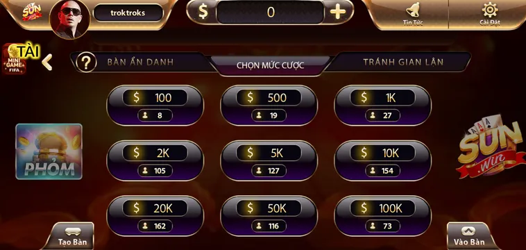 Khám Phá Siêu Phẩm Phỏm Tại SunWin Với Phần Thưởng Khổng Lồ Hàng Ngày