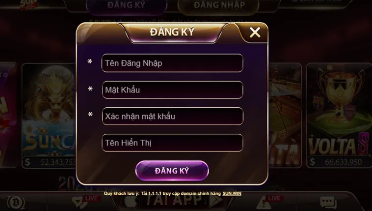 Đăng Ký Tài Khoản Tại SunWin Để Bắt Đầu Tham Gia Cá Cược